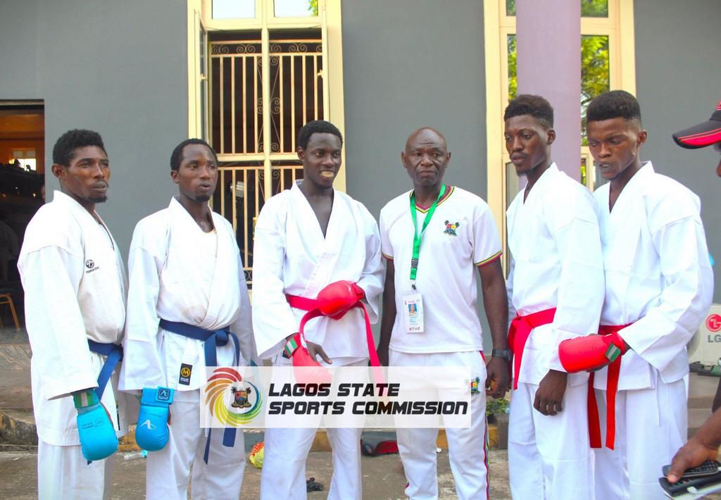 Lagos State team at the National Sports Festival in Delta