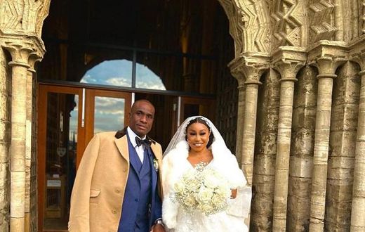 Check out how Rita Dominic and her husband looked at their traditional wedding.