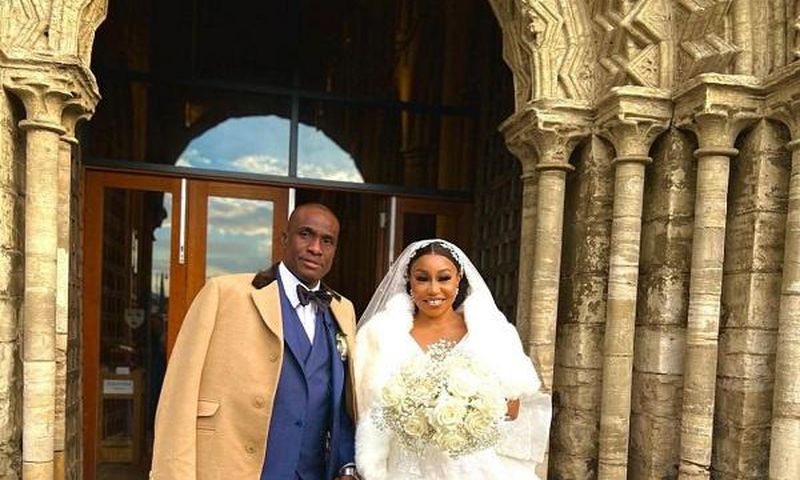 Check out how Rita Dominic and her husband looked at their traditional wedding.