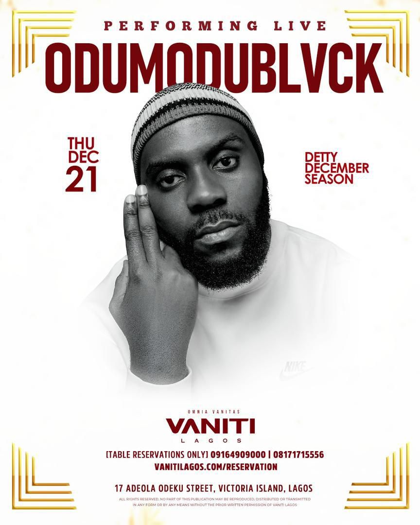 RUGER, ODUMODUBLVCK, storm VANITI Lagos as Detty December continues