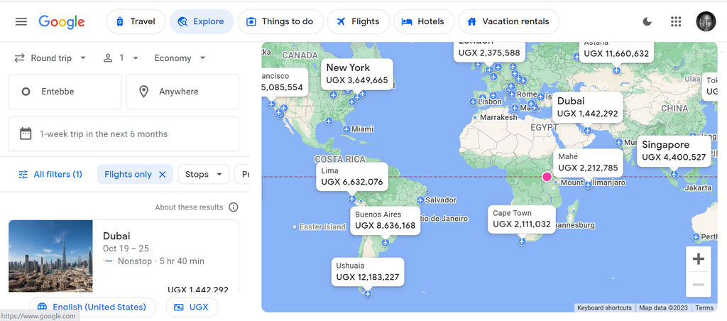 Google Flights has a hidden trick to make travel planning easier/Courtesy