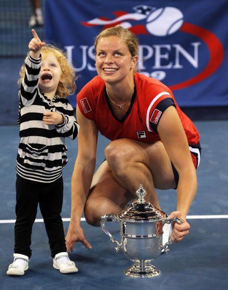 Kim Clijsters is the first Tennis player to hit world No1 after giving birth