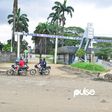 The entrance of the Lagos University Teaching Hospital