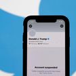 The suspended Twitter account of U.S. President Donald Trump appears on an iPhone screen on January 08, 2021 in San Anselmo, California. Citing the risk of further incitement of violence following an attempted insurrection on Wednesday, Twitter permane...