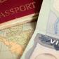 A vintage US map, passport and visa.belterz/Getty Images