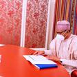 EFCC chairman, Abdulrasheed Bawa, with President Muhammadu Buhari [Presidency]