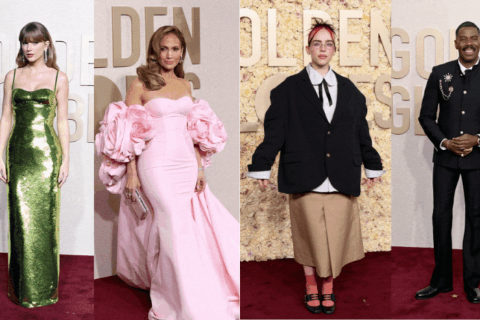 Best-dressed celebrities at the Golden Globes