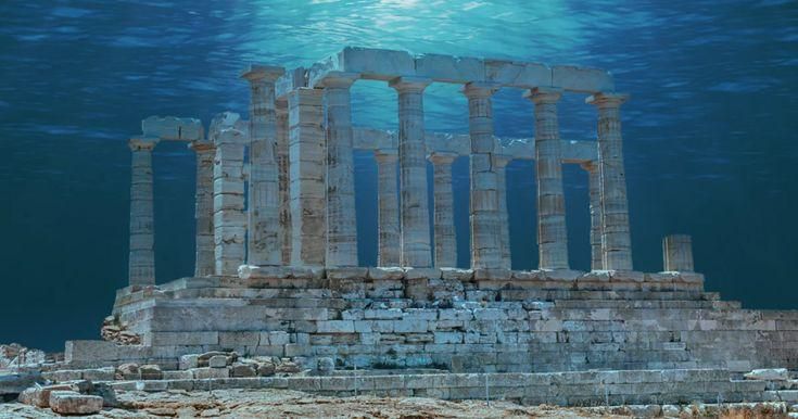 The lost city of Heracleion in Egypt [Pinterest]