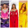 Beyonce's three outfits at Royal Atlantis Dubai [Instagram}