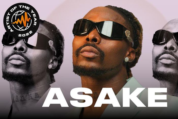 Asake is the Audiomack Artist of the Year 2022