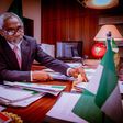 Femi Gbajabiamila resumes office as Chief of Staff to Tinubu. [Twitter:@femigbaja]