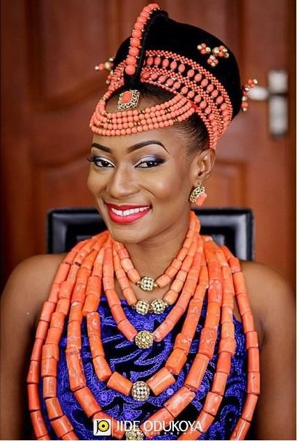 Benin people coral beads