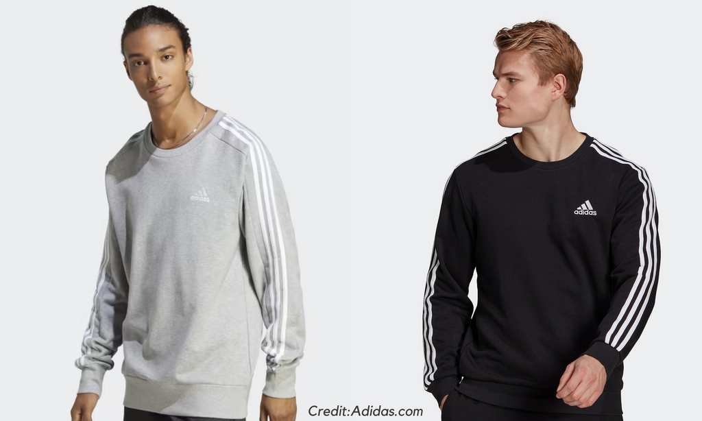 Adidas Essentials Terry 3-Stripes sweatshirt