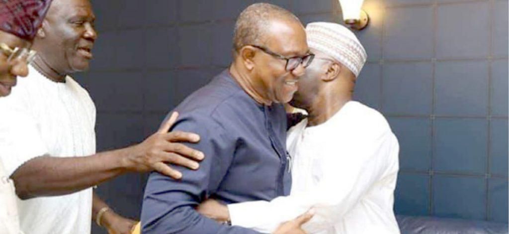 Atiku Abubakar and Peter Obi embrace