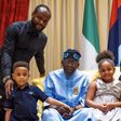 Tinubu spends time with son and family