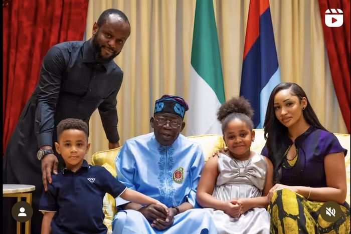Tinubu spends time with son and family