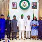 A team of experts from UNDP-Nigeria with Gov. Caleb Mutfwang of Plateau