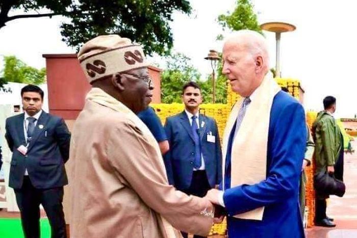 Biden praises Tinubu's leadership after first meeting in India. [Presidnecy]