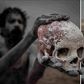 The Aghori men drink from human skulls [TheUSSun]