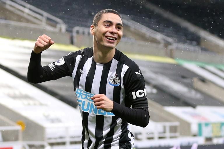 Newcastle midfielder Miguel Almiron