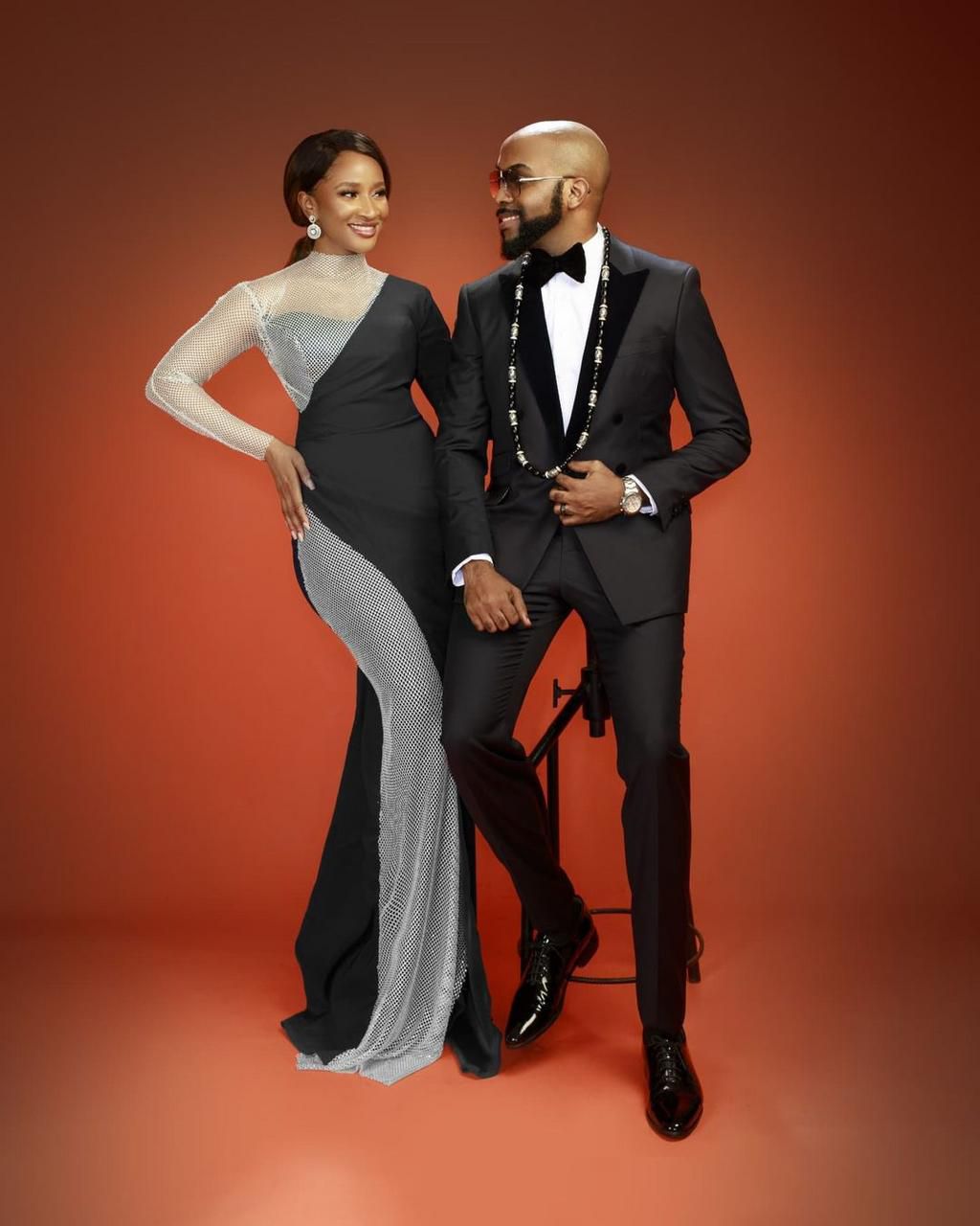 Nigerian celebrity power couple Adesua Etomi and Banky W [Instagram/BankyW]