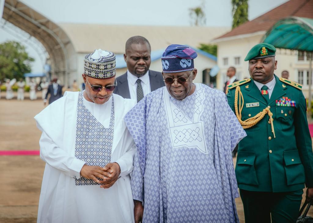 President Bola Tinubu and Kaduna State Governor, Uba Sani. [Twitter:Umar]