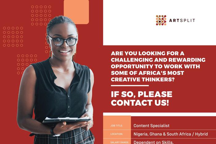 ARTSPLIT is hiring a content specialist; here's how to apply