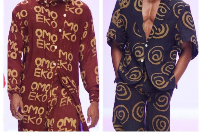 Groovy and Dotun on the runway [Bellanaijastyle/Lagosfashionweek]