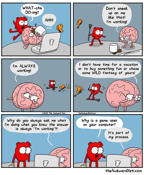 Comical representation of the busy bees [TheAwkwardYeti]