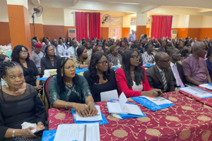 Participants at a three-day training programme for members of staff of the State House of Assembly on grade level 12 to 16 on Monday  in Asaba. (Pix by NAN)Delta governor-elect pledges results oriented, functional state legislatureLegislature