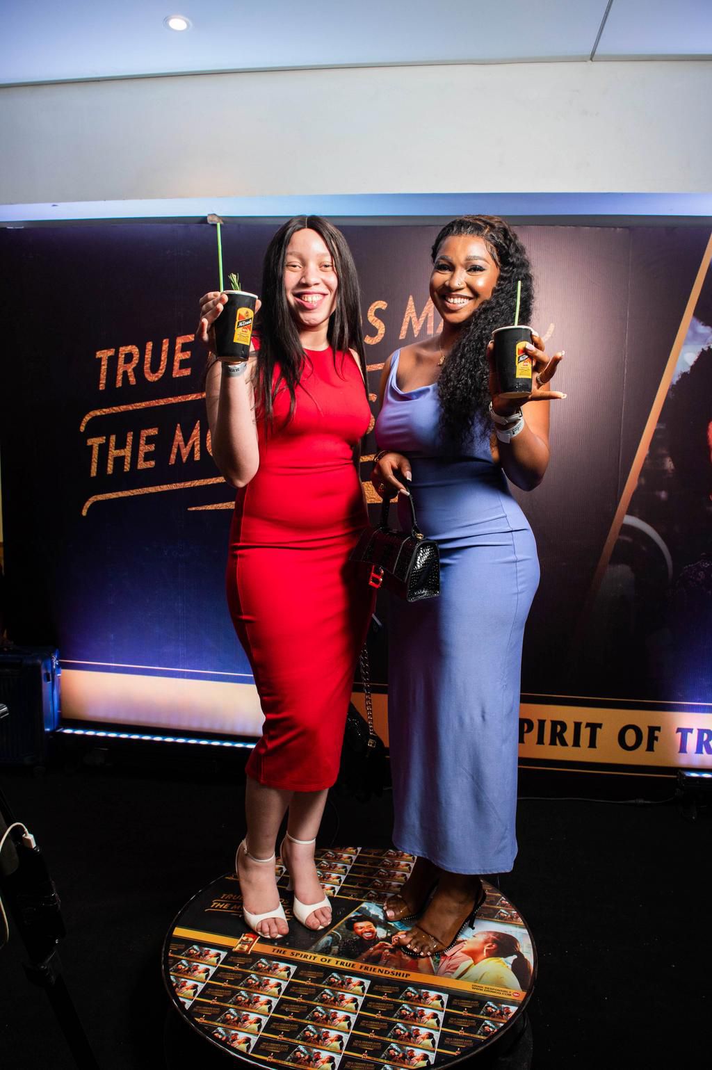 Mr. Dowells refreshes guests at the 2023 Humour Awards