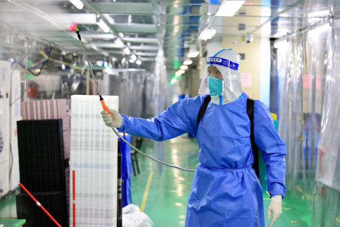 China is in the grip of a surge in COVID-19 cases due to the highly transmissible Omicron variant.VCG/VCG via Getty Images