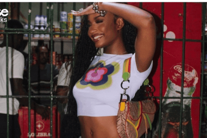 Get Ayra Starr's mini skirt for less