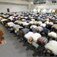 Muslims praying during Ramadan