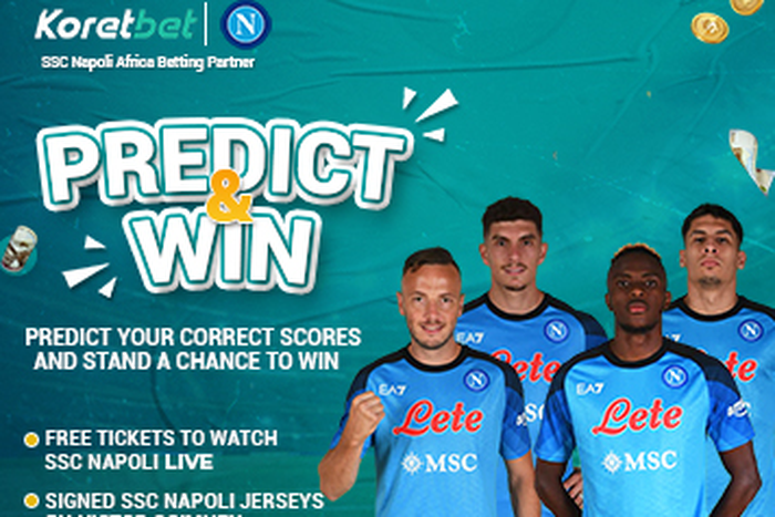 Koretbet partners with SSC Napoli, launches with super odds and 130% bonus on deposits.