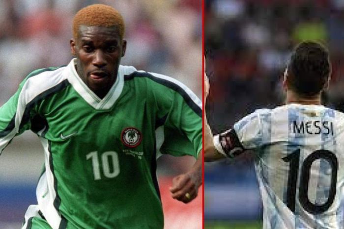 Okocha and Messi have made their marks at the World Cup