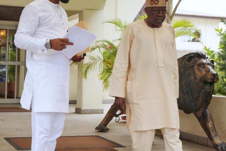 Seyi Tinubu and his father, Bola Tinubu [Society Now]