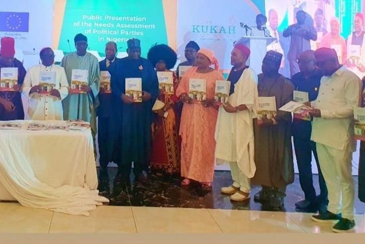Bishop Matthew Kukah and other stakeholders at the Needs Assessment presentation [NAN]