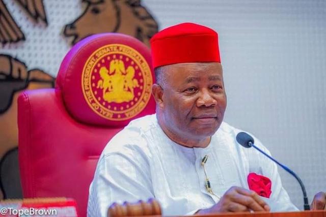 President of the Senate, Senator Godswill Akpabio.  [Facebook:Godswill Obot Akpabio]