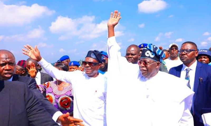 President Bola Tinubu FCT Minister Nyesom Wike. [Punch]