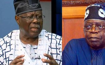 Chief Bode George and President-elect, Asiwaju Bola Tinubu.