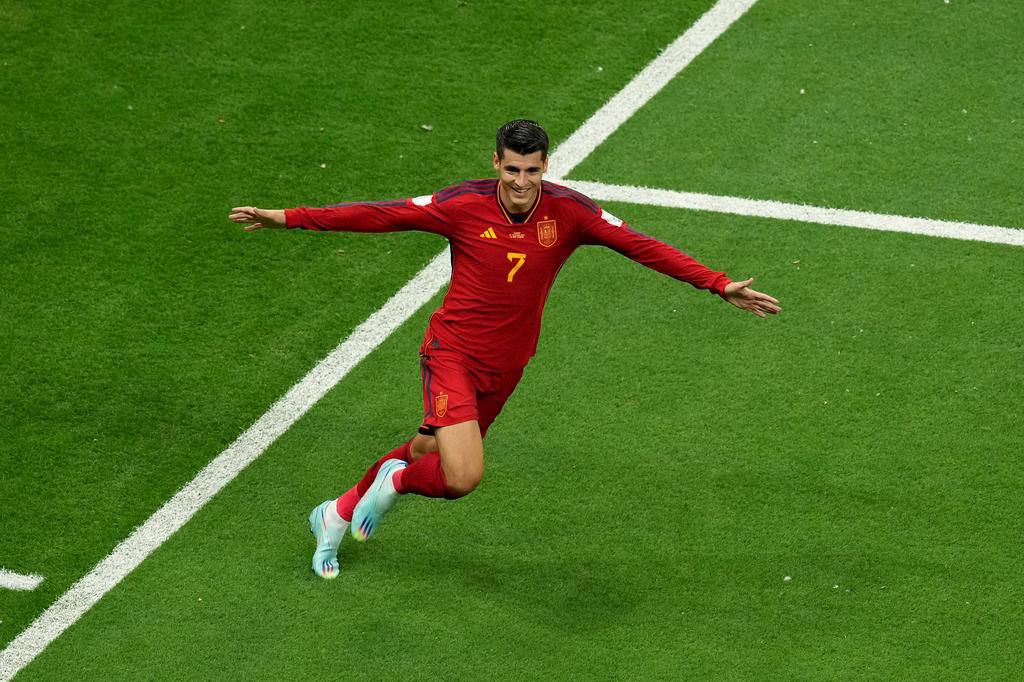 Morata came off the bench to put Spain in front against Germany