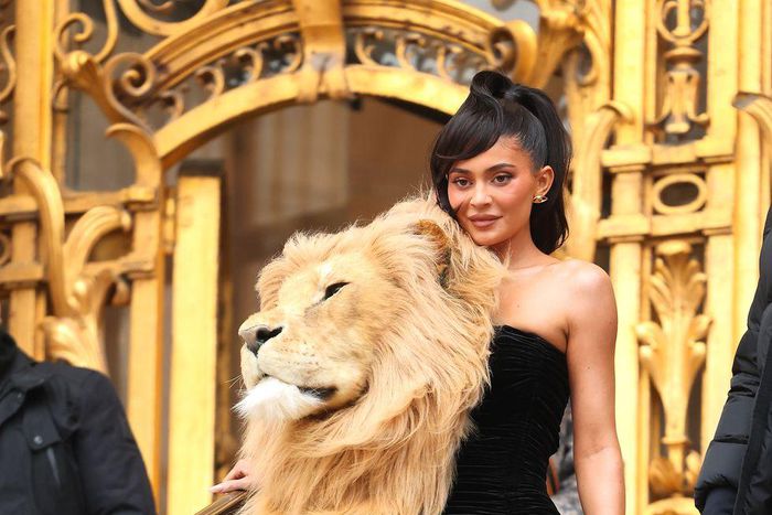 Kylie got the dress before its runway debut[gettyimages]