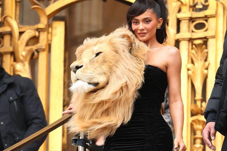 Kylie got the dress before its runway debut[gettyimages]
