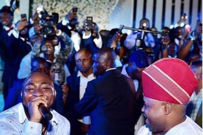 Davido and his uncle, Senator Ademola Adeleke