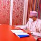 EFCC chairman, Abdulrasheed Bawa, with President Muhammadu Buhari [Presidency]