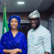 Hajia Hannatu Musawa,  Minister of Art, Culture and Creative Economy and Abiola Abdulkareem, newly  S.A, Civil Service Affairs