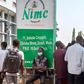 Nigerians at the NIMC office to apply for their National Identification Number. [PMNews]