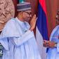 President Muhammadu Buhari and President of the Senate, Dr. Ahmad Lawan. [Twitter/@SPNigeria]