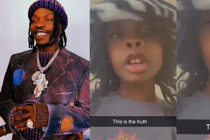 Naira Marley's daughter boasts about her father's wealth [Twitter]